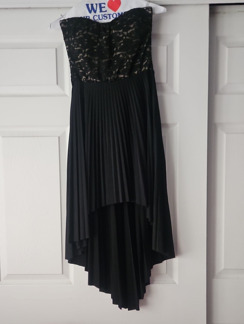 A'GACI Black Pleated Dress